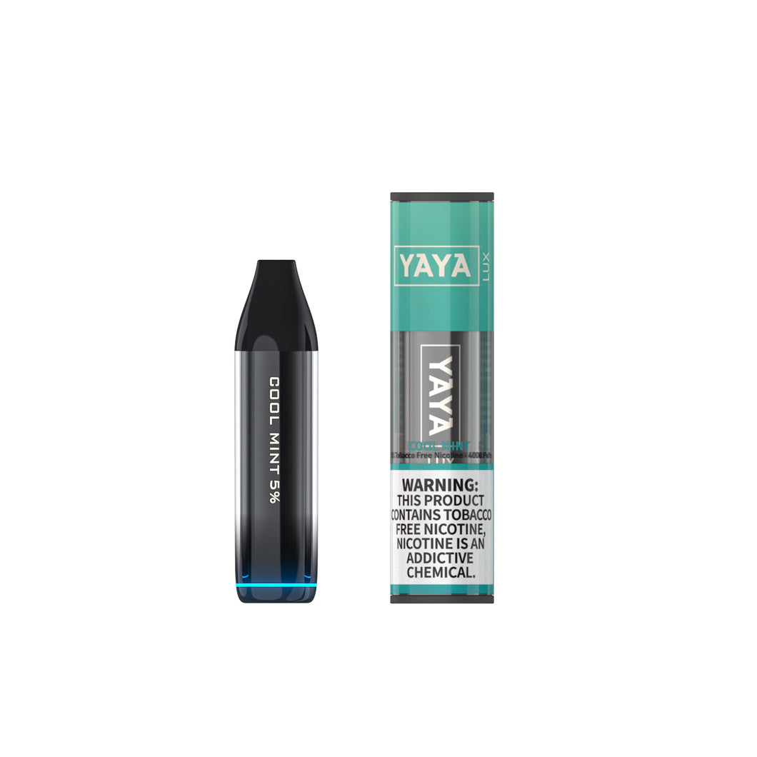 YAYA LUX 4000 RECHARGEABLE - COOL MINT 10 Pack