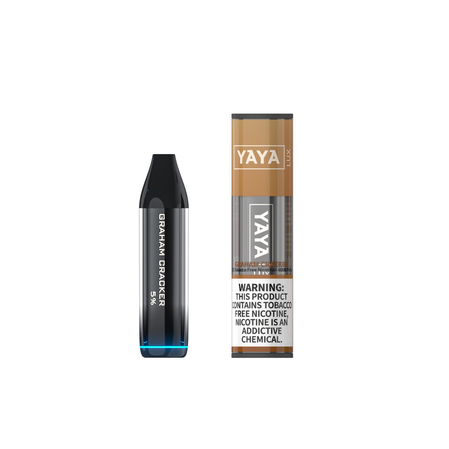 YAYA LUX 4000 RECHARGEABLE - GRAHAM CRACKER (TFN) – Yayabars